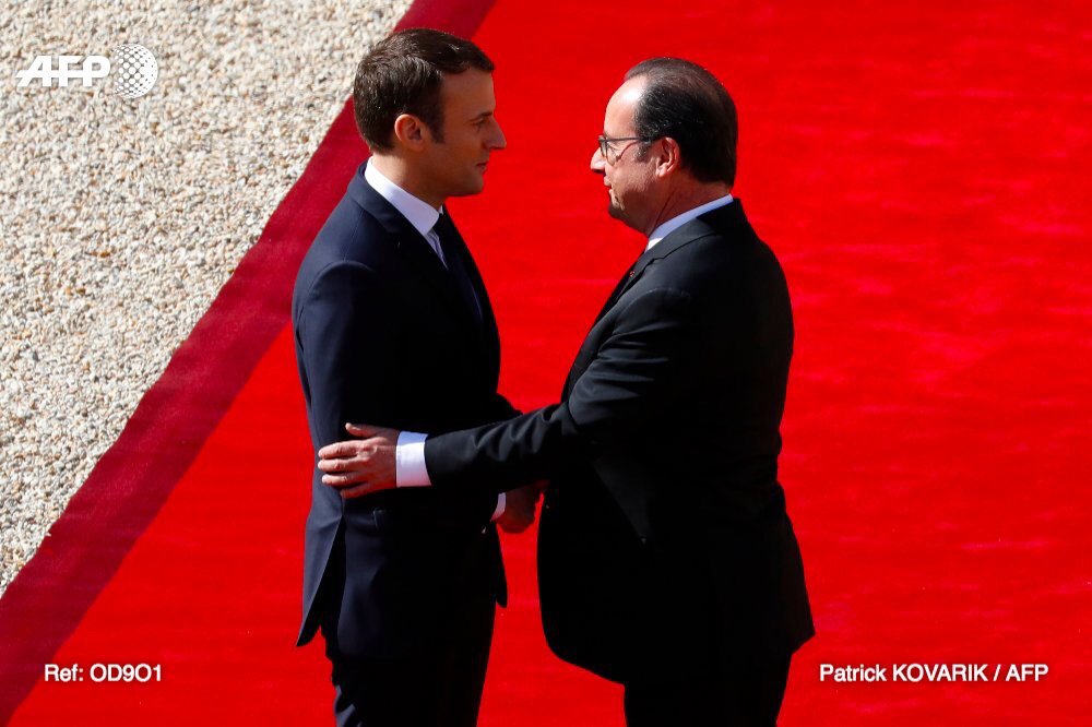 Hollande - Macron 14mai17